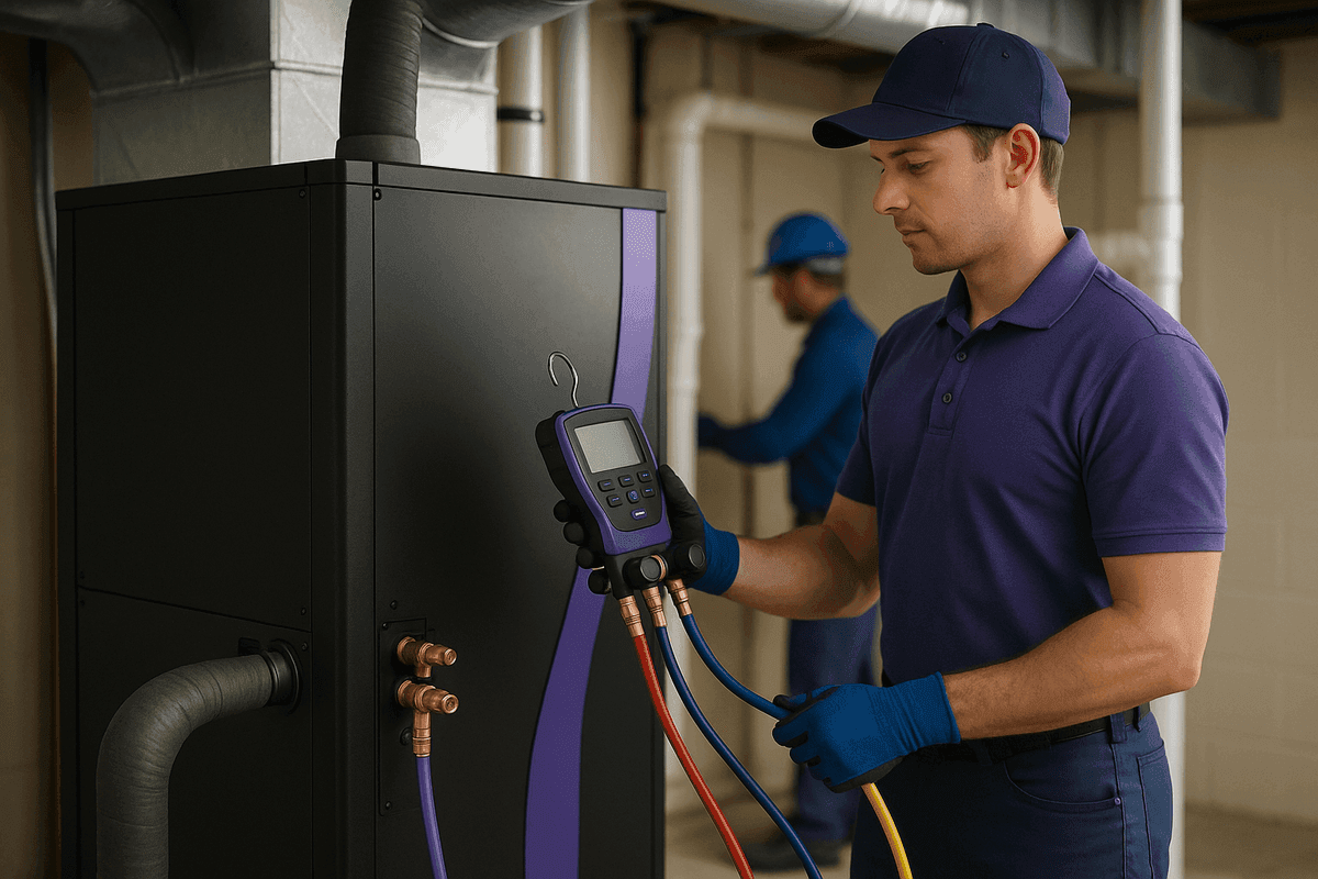 Geothermal service by GOGO Heating