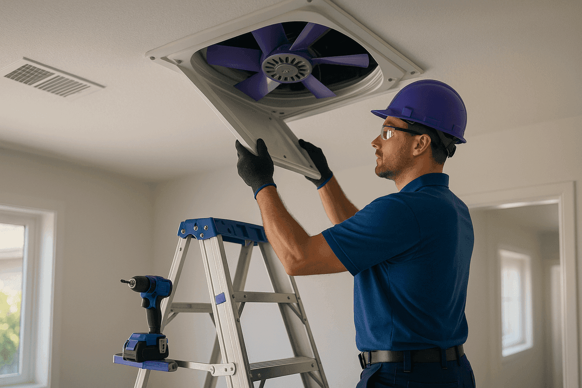 Whole-House Fans service by GOGO Heating